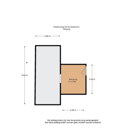 Floorplan - Waltersingel 6A, 7314 NR Apeldoorn