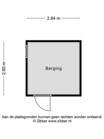 Floorplan - Brahmslaan 3, 2253 CJ Voorschoten