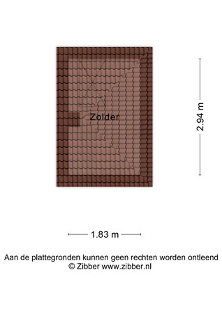 Floorplan - Willem de Zwijgerlaan 30, 2252 VR Voorschoten