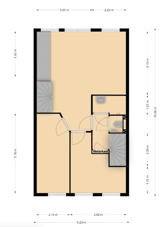 Van Hogendorpstraat 155-4, 1051 BN Amsterdam - Plattegrond.png