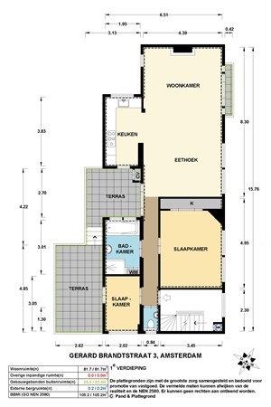Gerard Brandtstraat 3-1, 1054 JH Amsterdam - 