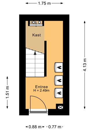 Adriaan Mulderstraat 1, 3555 BL Utrecht - Begane grond - 2D.jpg