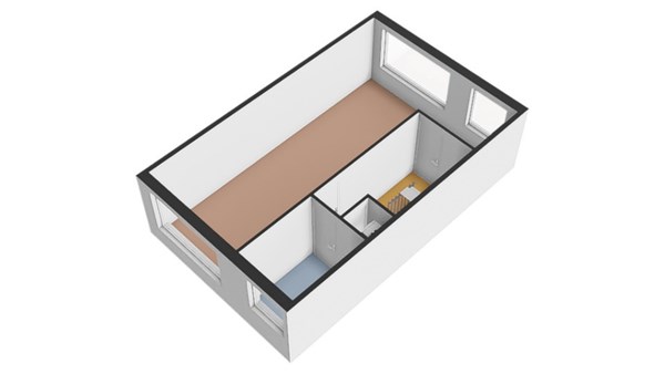 Floorplan - B.F. Suermanstraat 21BS, 3515 XK Utrecht