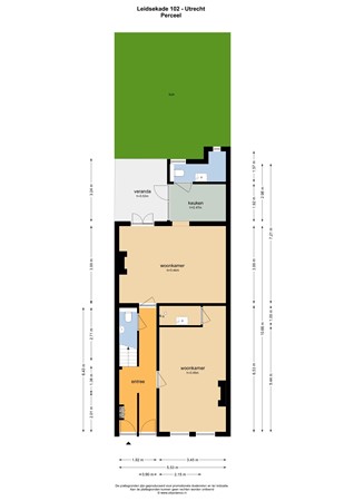 Floorplan - Leidsekade 102, 3531 HC Utrecht