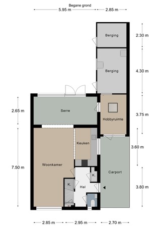 Floorplan - Op De Klinkert 52, 6351 CR Bocholtz