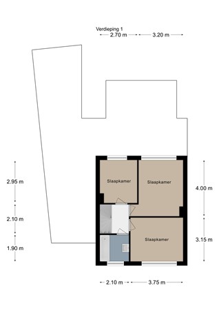 Floorplan - Van Cosselaerstraat 12, 6286 AT Wittem