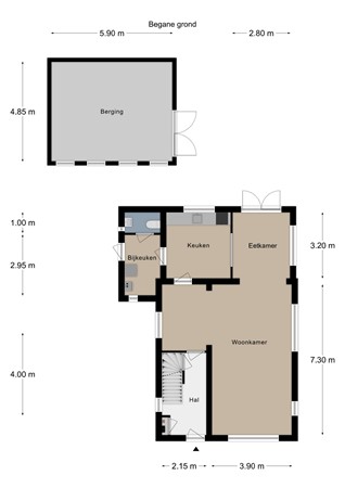 Floorplan - Bommerigerweg 13, 6281 BR Mechelen