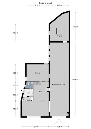 Floorplan - Commandeurstraat 6, 6281 AM Mechelen