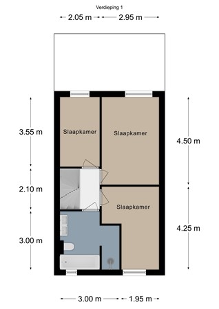 Floorplan - Benedictijnenstraat 17, 6294 BE Vijlen