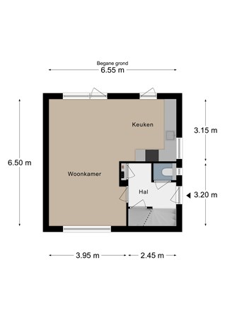 Floorplan - Beatrixstraat 2, 6351 GE Bocholtz