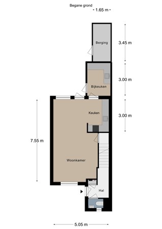 Floorplan - Burgemeester Van Laarstraat 14, 6321 CW Wijlre