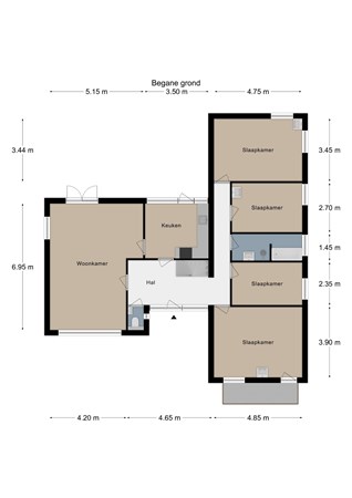 Floorplan - Oude Akerweg 40, 6271 NE Gulpen