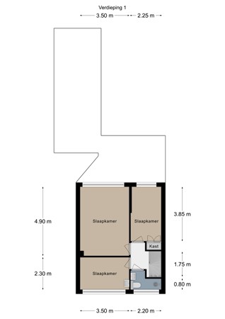 Floorplan - Pastorijweg 59, 6294 AB Vijlen