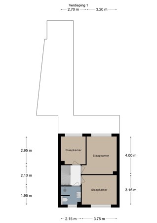 Floorplan - Burgemeester Pappersweg 42, 6281 BK Mechelen