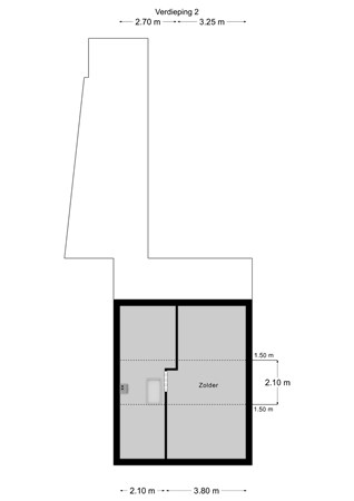 Floorplan - Burgemeester Pappersweg 42, 6281 BK Mechelen