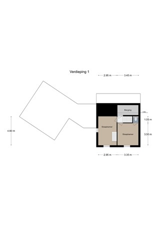 Floorplan - Kapelaan Houbenstraat 24, 6285 AB Epen