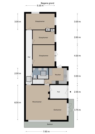 Floorplan - Scheyffart van Merodelaan 3, 6321 AW Wijlre