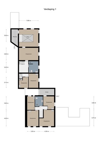 Floorplan - Hoofdstraat 59, 6281 BB Mechelen