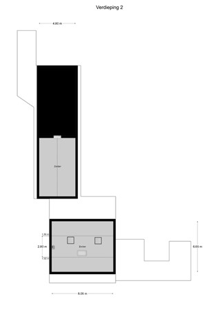 Floorplan - Hoofdstraat 59, 6281 BB Mechelen