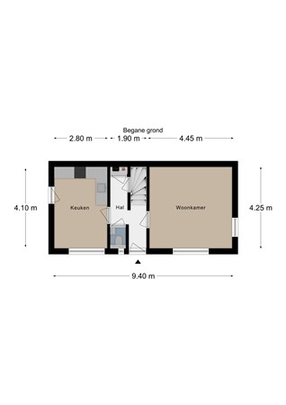 Floorplan - Wilhelminastraat 27, 6285 AS Epen