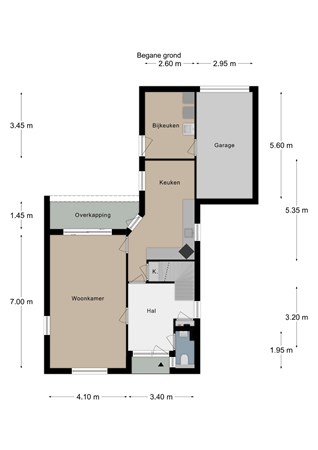 Floorplan - Hoofdstraat 93, 6281 BC Mechelen