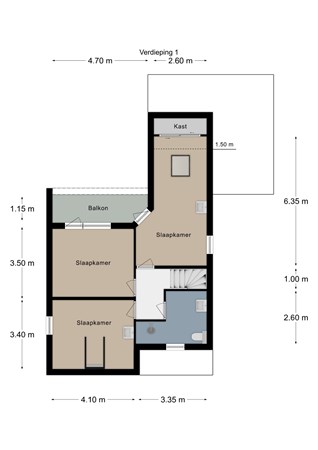 Floorplan - Hoofdstraat 93, 6281 BC Mechelen