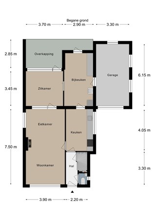 Floorplan - Julianastraat 19A, 6285 AH Epen