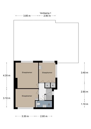 Floorplan - Julianastraat 19A, 6285 AH Epen