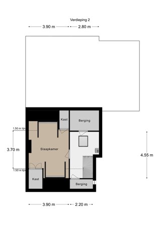 Floorplan - Julianastraat 19A, 6285 AH Epen