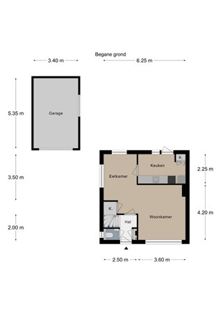 Floorplan - Koningin Julianastraat 5, 6271 CB Gulpen