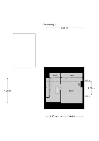 Floorplan - Koningin Julianastraat 5, 6271 CB Gulpen