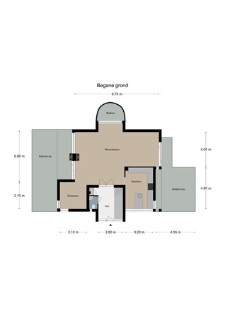 Floorplan - Membredehof 1, 6336 PD Hulsberg