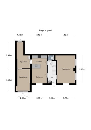 Floorplan - Hamerstraat 4, 6287 NG Eys