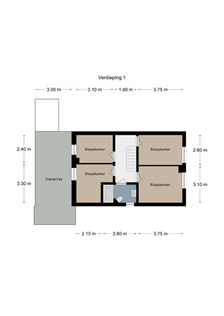 Floorplan - Hamerstraat 4, 6287 NG Eys