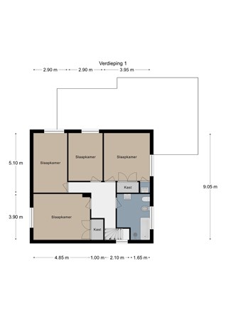 Floorplan - Ransdalerweg 1, 6305 PR Schin op Geul