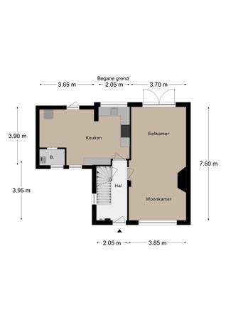 Floorplan - Sint Dyonisiusweg 8, 6286 CC Wittem