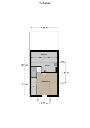 Floorplan - Kelderweg 10, 6287 CE Eys