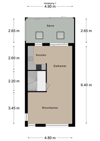 Floorplan - Dokter Schepelstraat 32, 6271 GE Gulpen