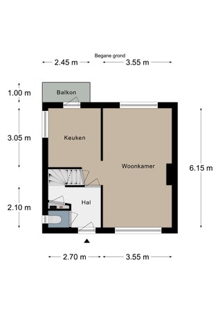 Floorplan - Burgemeester Pappersweg 5, 6281 BH Mechelen