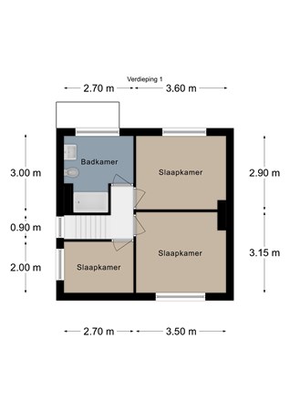 Floorplan - Burgemeester Pappersweg 5, 6281 BH Mechelen