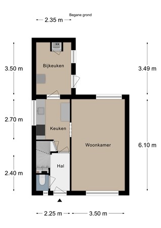 Floorplan - Prins Bernhardstraat 21, 6271 CG Gulpen