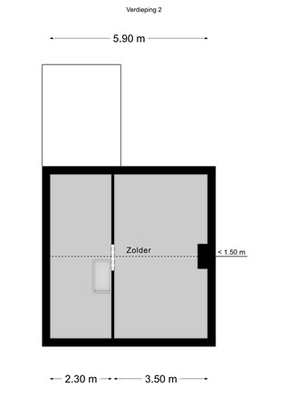 Floorplan - Prins Bernhardstraat 21, 6271 CG Gulpen