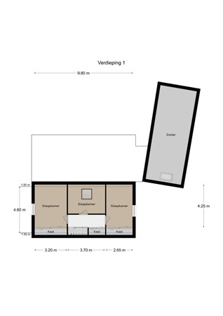 Floorplan - Wilhelminastraat 18B, 6285 AV Epen