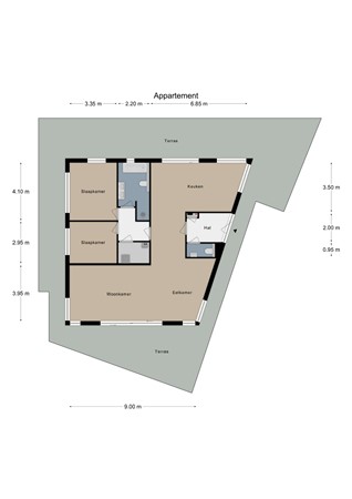 Floorplan - Hoofdstraat 16A, 6281 BD Mechelen