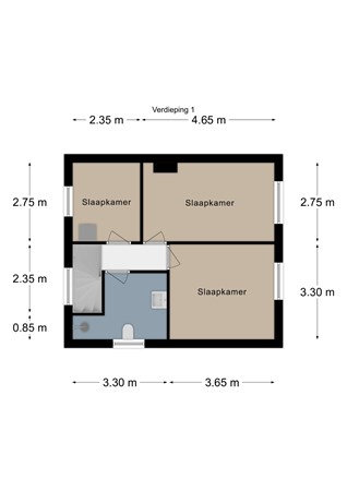 Floorplan - Dr. Poelsstraat 17, 6287 AW Eys