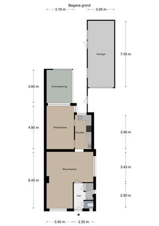 Floorplan - Pastoor Pendersstraat 13, 6325 BT Berg en Terblijt