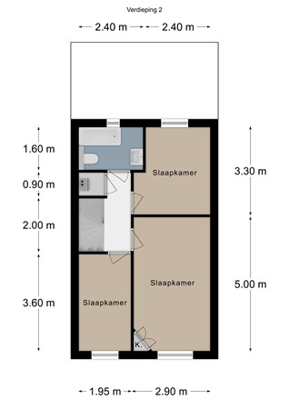 Floorplan - Dokter Schepelstraat 24, 6271 GE Gulpen