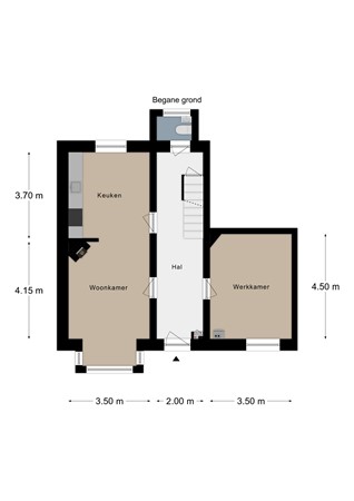 Floorplan - Prof. Cobbenhagenstraat 5, 6271 BM Gulpen