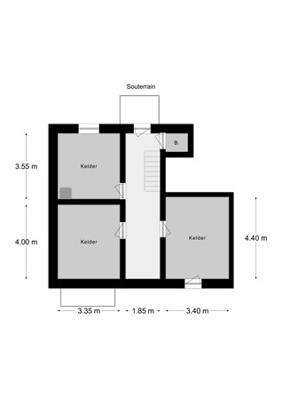 Floorplan - Prof. Cobbenhagenstraat 5, 6271 BM Gulpen