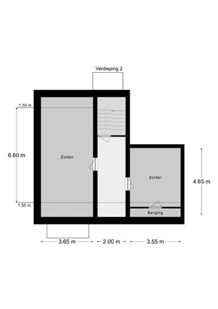 Floorplan - Prof. Cobbenhagenstraat 5, 6271 BM Gulpen